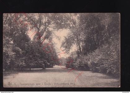 Pittem - Tooneelplaats voor I. Oorda's Verbiestdrama 1913 - postkaart