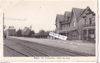 RANST :   De tramstatie - gare du tram
