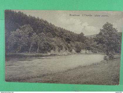 Rendeux L'Ourthe "plate pierre"