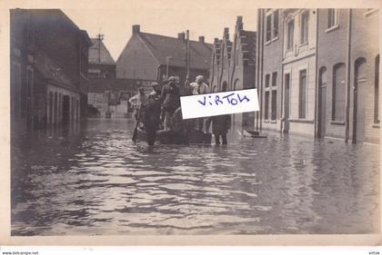 Roeselare :  fotokaart :  overstroming 1925  ( zie scans )