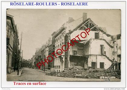 RÖSELARE-ROULERS-CARTE PHOTO allemande-Guerre-14-18-1 WK-BELGIEN-BELGIQUE-Flandern-