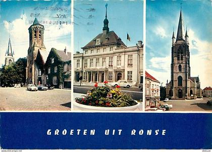 Belgique - Ronse - Multivues - Carte Dentelée - CPSM grand format - Voir Scans Recto-Verso