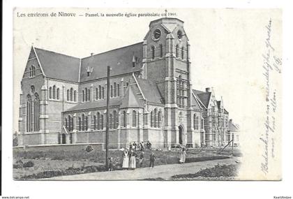 Pamel - La nouvelle église paroissiale en 1908.