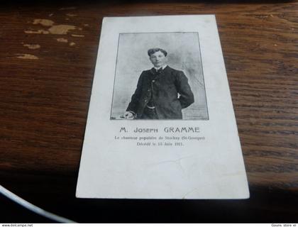BC16-48 Cpa Joseph Gramme chanteur populaire Stockay Saint-Georges St-Georges