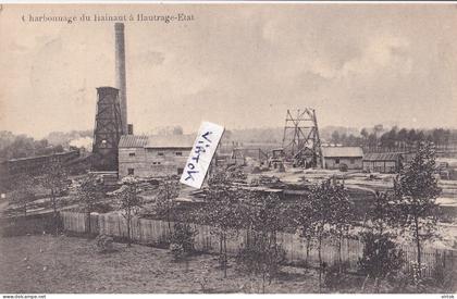 Hautrage  : charbonnage du  Hainaut    ( ecrit    avec timbre )