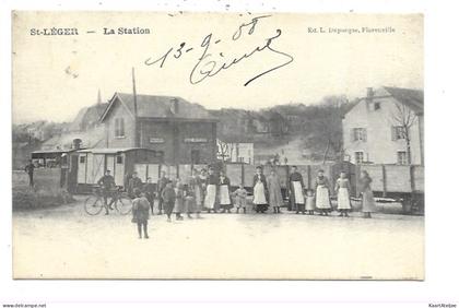 Saint-Leger - La station - Tram !!!!