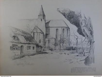 SINT LIEVENS HOUTEM.     KERK  PRINT. A.HEINS    360 X 270 MM