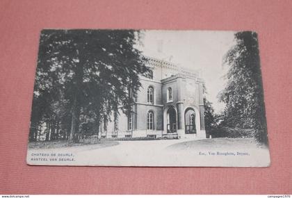 CPA - DEURLE ( SINT MARTENS LATEM ) - KASTEEL CHATEAU