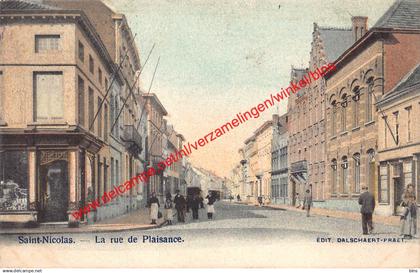 Saint-Nicolas - La rue de Plaisance - Sint-Niklaas