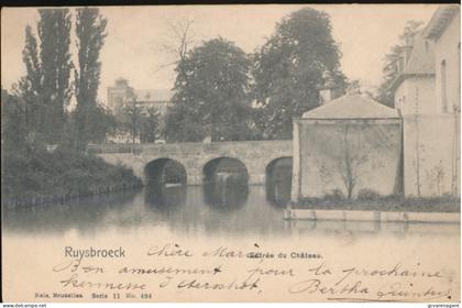RUISBROEK.  ENTREE DU CHATEAU