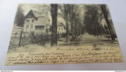 Spa, Promenade des Fontaines