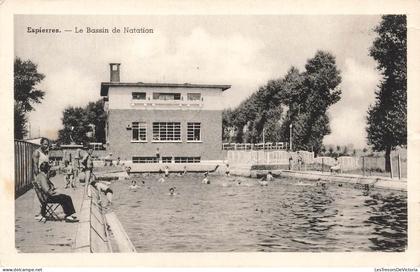 [-15%] BELGIQUE - Espierres - Le Bassin de Natation - Animé - Seyna - Carte postale ancienne