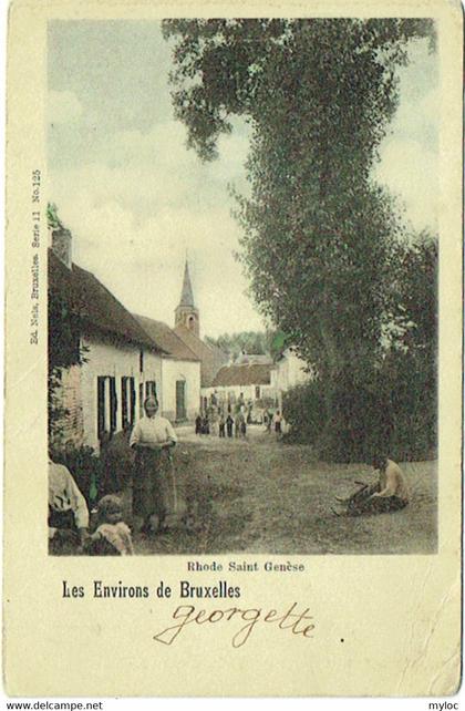 Environs de Bruxelles. Rhode Saint Genèse.