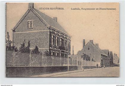 België - STADEN (W. Vl.) Lusthuis, Burgmeester en Diksmuidenstraat
