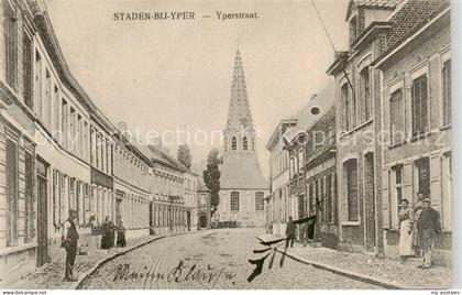 Staden  West-Vlaanderen Belgie Yperstraat