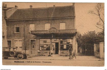 Melsbroeck  Melsbroek   Steenokkerzeel    Café de la Station  Tramstatie    POMPE ESSENCE
