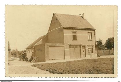 Melsbroek   Steenokkerzeel   FOTOKAART van een gebouw afgebroken tijdens de aanbouw van het vliegveld