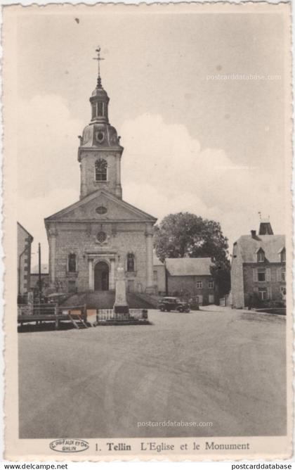 Tellin - L'Eglise et le Monument