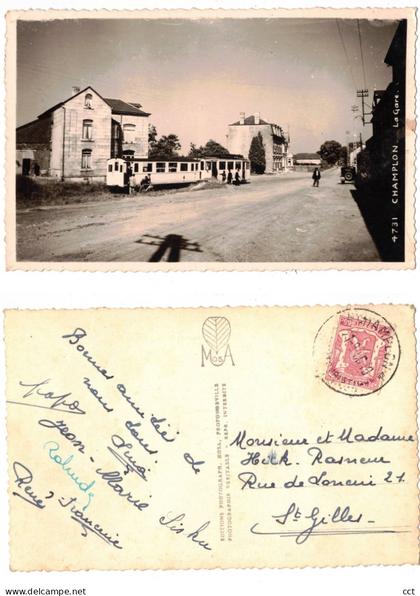 Champlon   Tenneville     La Gare (+ TRAM TRAMWAY)   Edit Mosa n° 4731