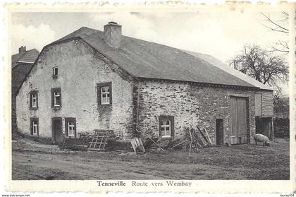 TENNEVILLE.  ROUTE VERS WEMBAY.
