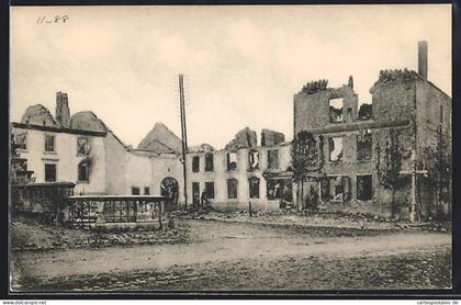 AK Tintigny, Zerstörte Gebäude