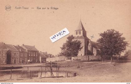 Foret-Trooz :  vue sur le village    ( ecrit avec timbre )