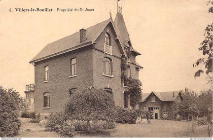 [-50%] BELGIQUE - Villers-le-Bouillet - Propriété du Dr Jonet - Carte postale ancienne