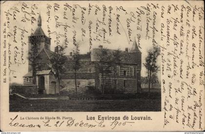 CPA Sint Pieters Rode Holsbeek Rhode St Pierre Flämisch Brabant, Le chateau