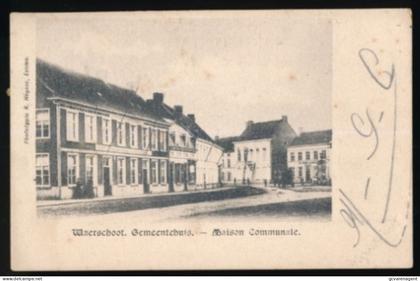 WAARSCHOOT    GEMEENTEHUIS.