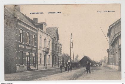 Waarschoot   Statieplaats   Uitg Victor Decraene ( GARE STATION - Café de la station )