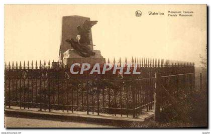 CPA Waterloo Monument Francais
