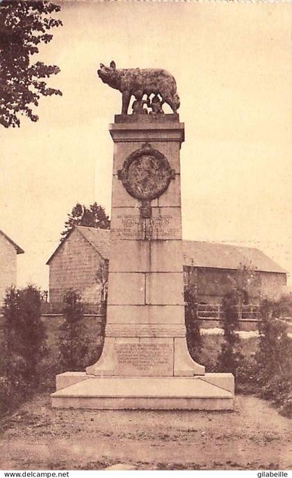 Waimes - Weismes - SOURBRODT - la louve romaine surmontant le monument Pietkin