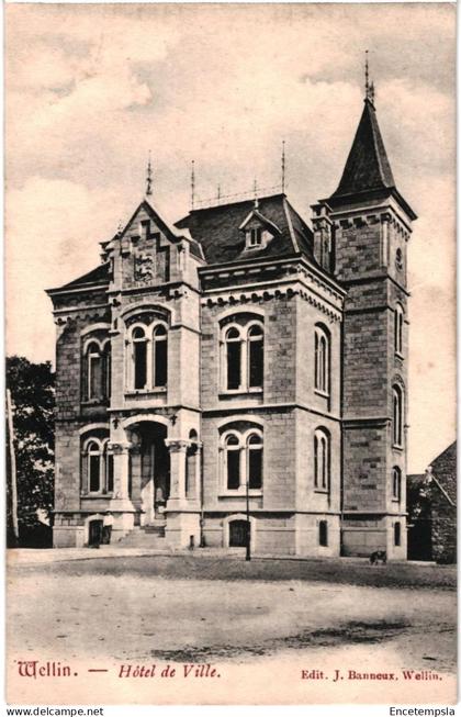 CPA Carte Postale Belgique  Wellin Hôtel de Ville  VM106910