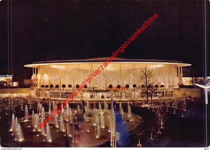 The Pavilion of the U.S.A. by night - Brussel Bruxelles