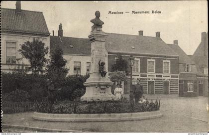 CPA Messines Mesen Westflandern, Monument Deleu