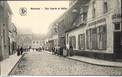 CPA Messines Mesen Westflandern, Rue Courte et Belle