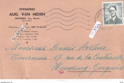 Wetteren :  Aug. Van Heden  (  Pépinières )  scans