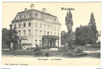 Wielsbeke / Het kasteel. - Le château. / Em. Dhuyvetter [baron Van der Bruggen Vander Hernieuwenburg gemeentehuis]