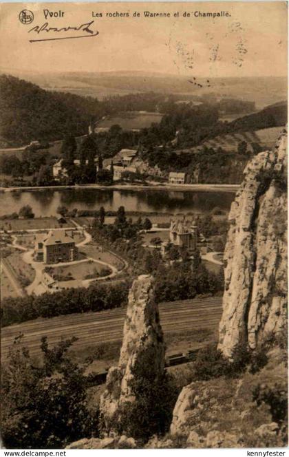 Yvoir - Les rochers de Warenne - Feldpost