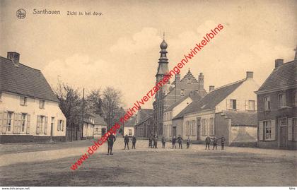Santhoven - Zicht in het dorp - Zandhoven