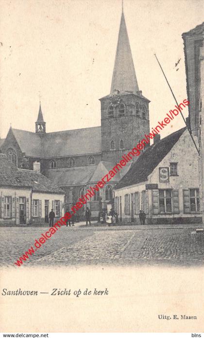 Santhoven - Zicht op de kerk - Zandhoven