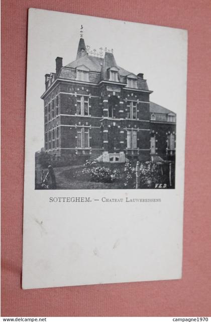 CPA - ZOTTEGEM SOTTEGHEM - CHATEAU LAUWEREISSENS