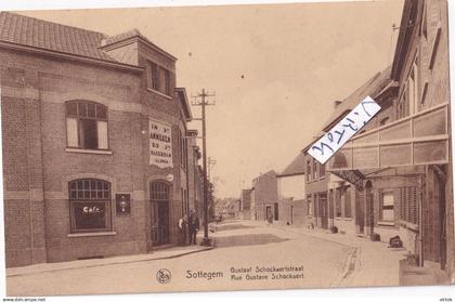 Zottegem :  Gustaaf  Schockaertstraat  (  met zegel )