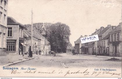 Zottegem :  rue basse   ( 1903   met zegel )  zie scan voor detail
