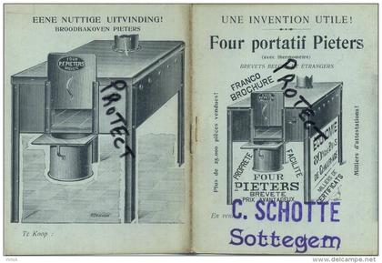 Zottegem : SCHOTTE  ( brood bakovens Pieters - bakkerij ( boekje formaat 14 x 10 cm )