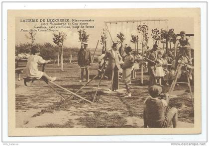 Carte Postale - Laiterie de LEKKERBEK - NIEUWMUNSTER - Entre Wenduyne et Coq sur mer - CPA  //