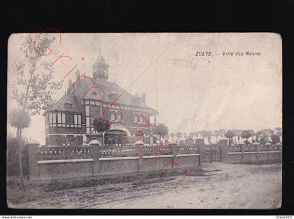 Zulte - Villa des Roses - postkaart