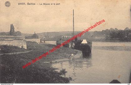 Seilles - La Meuse et le port - Andenne