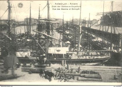 Antwerpen Anvers Dokken Stapelhuis Bassins Entrepot