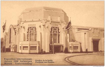 ANTWERPEN - Wereld Tentoonstelling 1930 - Paviljoen van Zweden